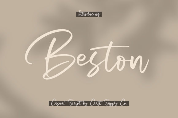 Beston: Elevate Your Designs with Romantic Typography