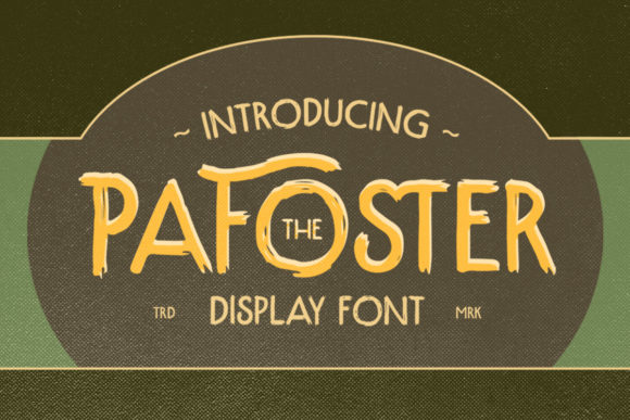 Bringing Vintage Soul to Modern Designs with The Pafoster Font