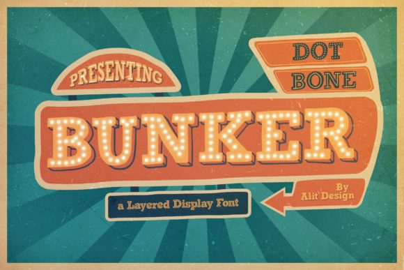 Bunker Font: Bold Retro Style for Modern Designs
