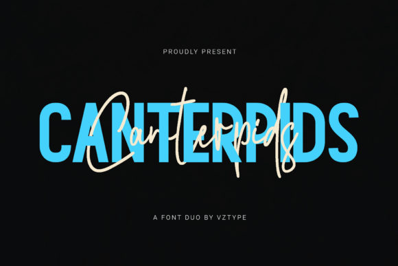 Canterpids Font Duo: Elevating Your Brand Identity with Delicate Sophistication