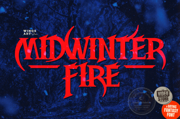Midwinter Fire Font: Gothic Bold for Impact