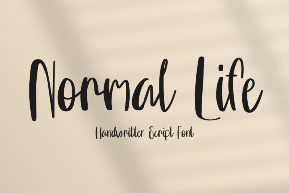 Normal Life: A Strategic Approach to Handwritten Typography in Professional Design