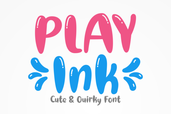 Play Ink: The Bubbly Display Font for Authentic Creativity