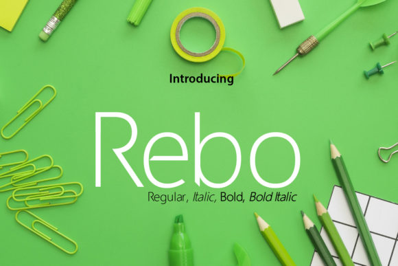 Rebo: The Fresh Sans Serif Redefining Modern Typography