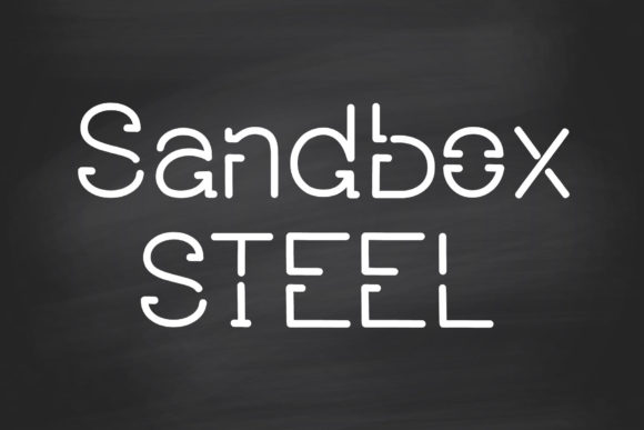 Sandbox Steel: The Robotic Font for Modern Design