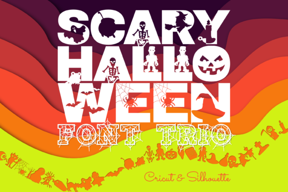 Scary Halloween Trio: The Perfect Spooky Font Set