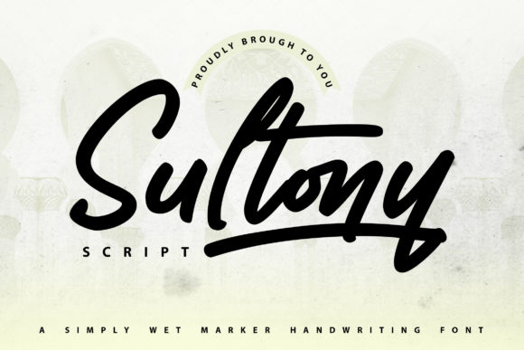 Sultony Marker Handwriting Font: A Bold Choice for Modern Design