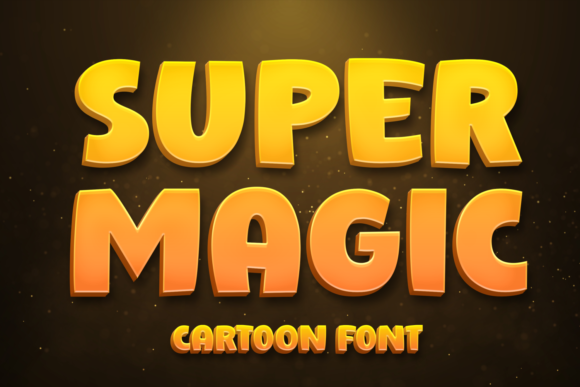 Super Magic: A Bold Font for Playful Design