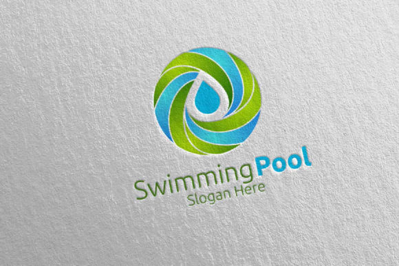 Swimming Pool Services Logo 10: Elevating Your Brand Identity