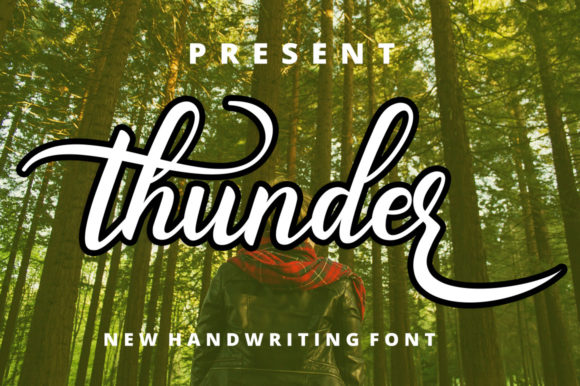 Thunder: A Stylish Handwritten Font for Modern Creators