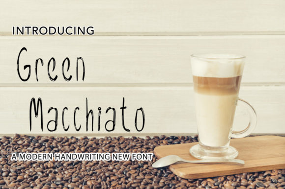 Unlocking Creativity with the Green Macchiato Handwritten Style