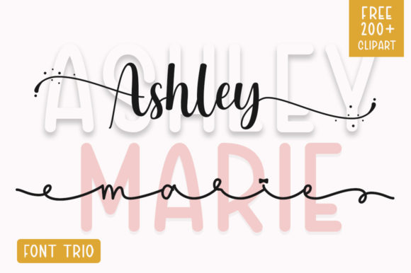 Unlocking the Potential of Ashley Marie: A Duo Font for Modern Design