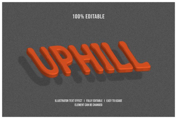 Up Hill Editable Text Effect: A Practical Guide to Streamlining Your Design Workflow