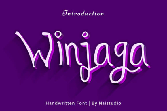 Winjaga: How a Cute and Quirky Handwritten Font Can Transform Your Creative Projects